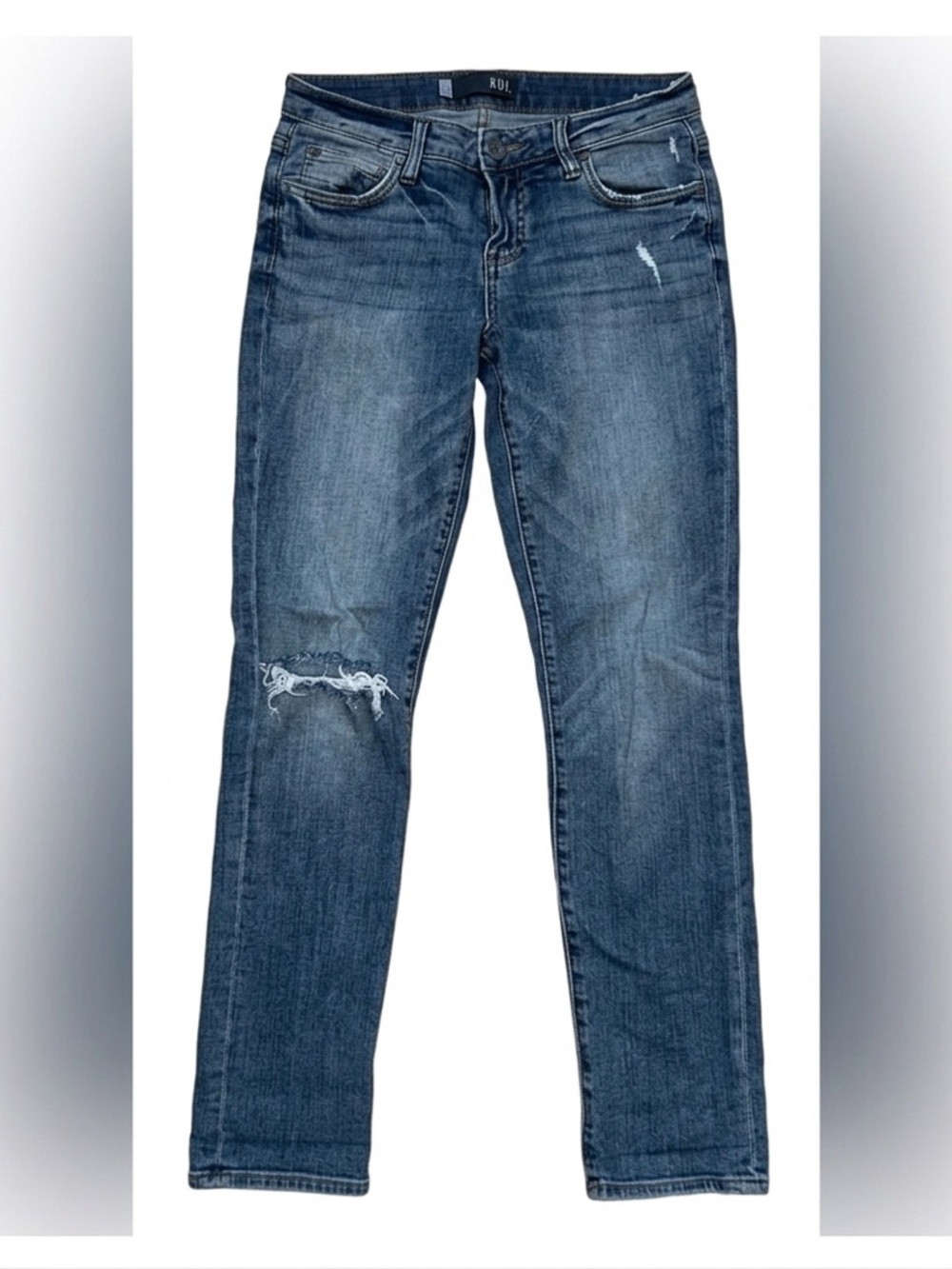 KUT from the Kloth Catherine Boyfriend Distressed Jeans Size 2